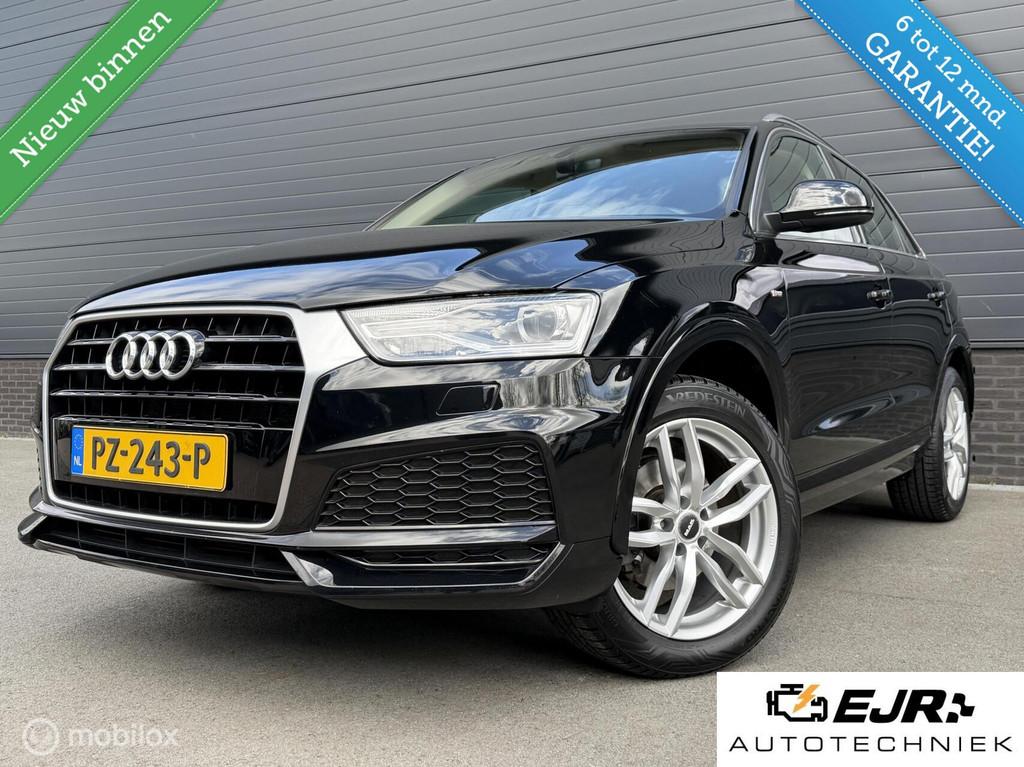 Audi Q3 1.4 TFSI CoD Sport Pro Line S-Line XENON*NAV*HAAK*PD, 730 kg, 4 cilinders, Zwart, Handgeschakeld