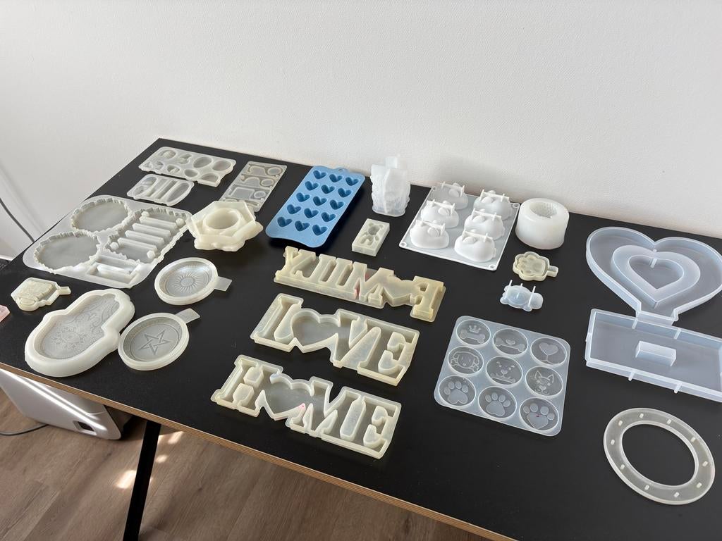 Siliconen mallen voor epoxy, zeep of banket, Overige thema's, Nieuw, Meerkleurig, Ophalen of Verzenden