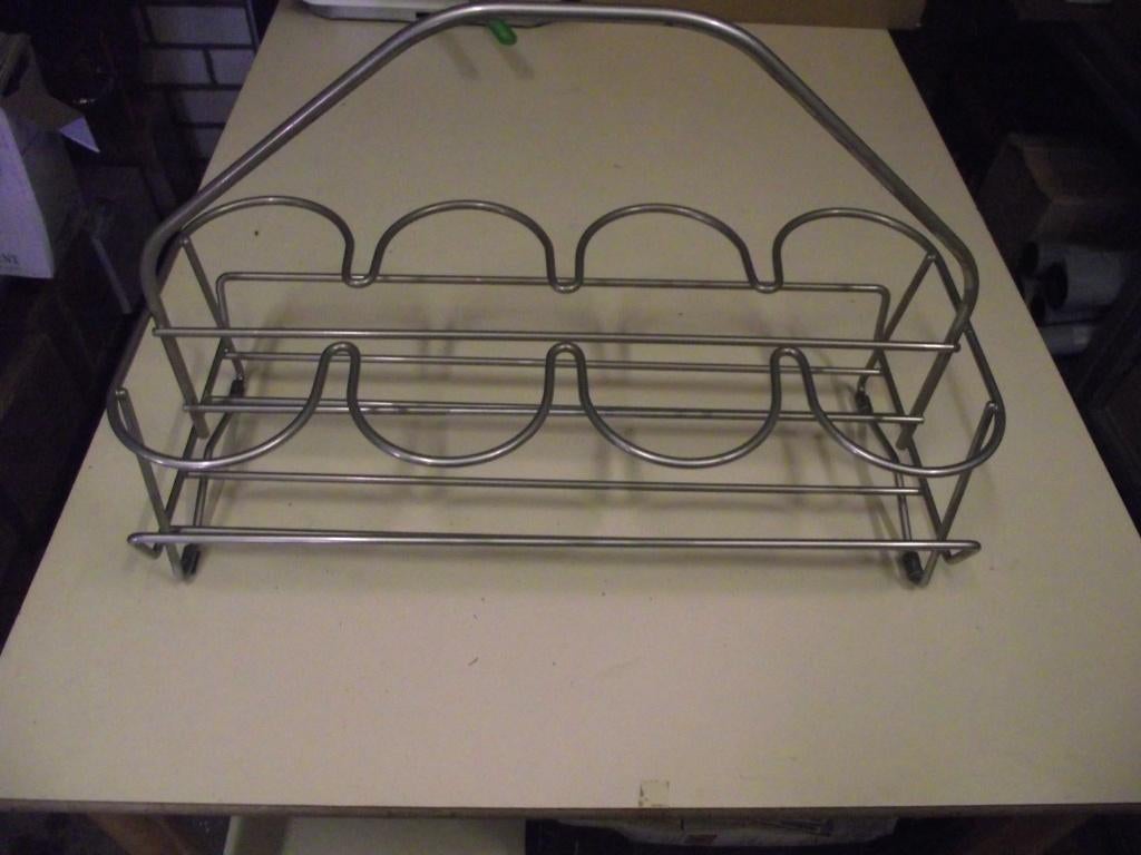 Flessenrek, Ophalen, 5 tot 15 flessen, Zo goed als nieuw, Metaal