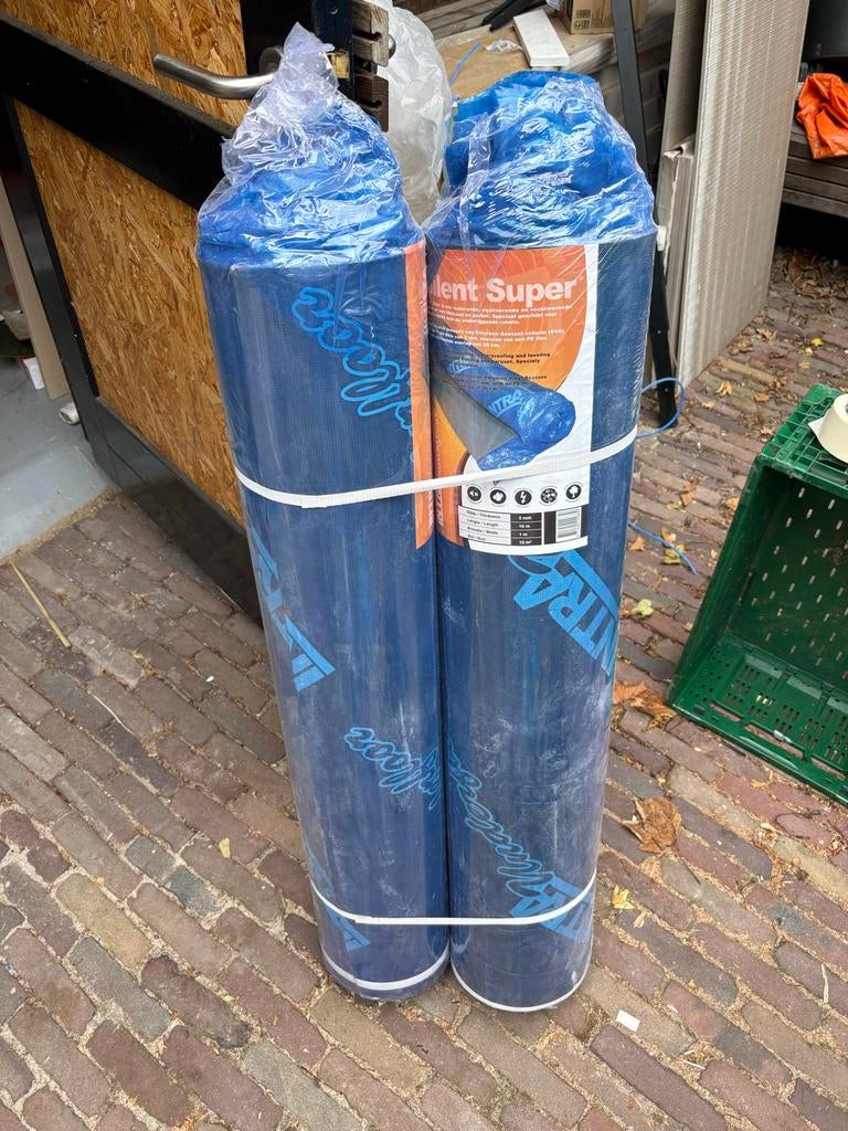 Ondervloer isolatie - 2 rollen, 10m² per rol, Overige materialen, Nieuw, 15 m² of meer, Vloerisolatie