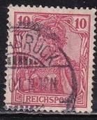 1280 - Duitse Rijk michel 56 gestempeld , Germania, Postzegels en Munten, Postzegels | Europa | Duitsland, Verzenden, Duitse Keizerrijk