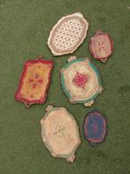 Lot Italiaanse dienbladen, Huis en Inrichting, Woonaccessoires | Onderzetters, Ophalen, Glas of Kopje