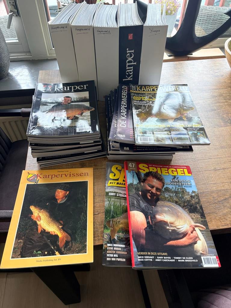 Karper tijdschriften, ongeveer 90/100 stuks, Ophalen, Gebruikt, Overige typen