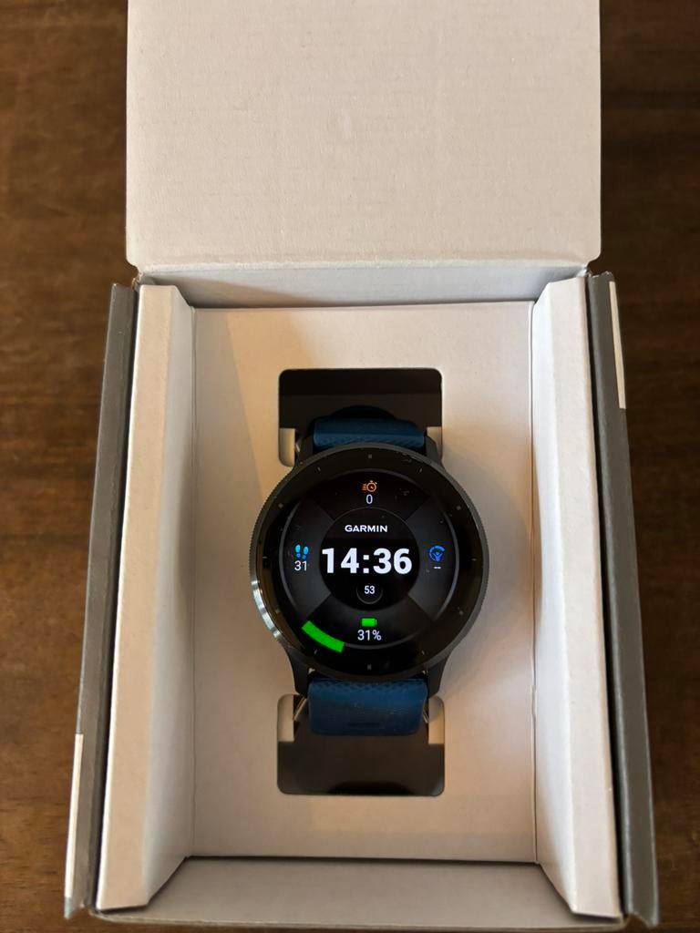 Garmin Venu 3 smartwatch (ZGAN), Sieraden, Tassen en Uiterlijk, Smartwatches, Blauw, Ophalen of Verzenden, Zo goed als nieuw, Waterdicht