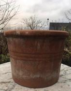 Oud Hollandse Italiaanse terracotta bloempotten diverse, 25 tot 40 cm, Rond, Ophalen of Verzenden, Zo goed als nieuw