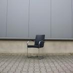 Gispen Today 412 stoelen | Zwart leer | IZGST!, Huis en Inrichting, Stoelen, Ophalen, Gebruikt, Zwart, Dutch Originals