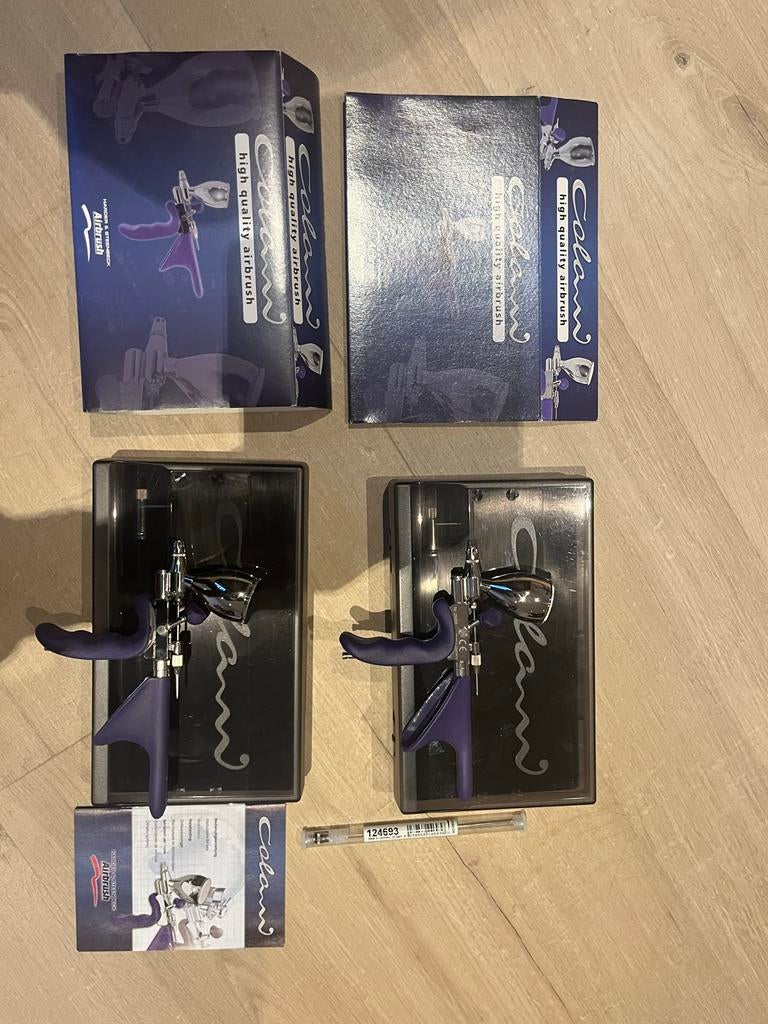Colani Airbrush H&S Nieuw - 0.4mm & 1.2mm, Ophalen of Verzenden, Nieuw, Airbrush en Toebehoren