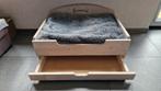 Hondenbank steigerhout met lade incl. kussen 100x70 cm, Ophalen, Zo goed als nieuw, Overige
