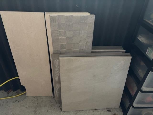 vloertegels en muurtegels restpartij, Doe-het-zelf en Verbouw, Ophalen, 60 cm of meer, Keramiek, Nieuw