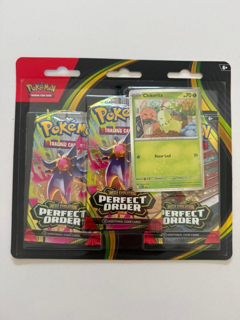 Pokemon Mega Evolution 3 pack Blister, Ophalen of Verzenden, Nieuw