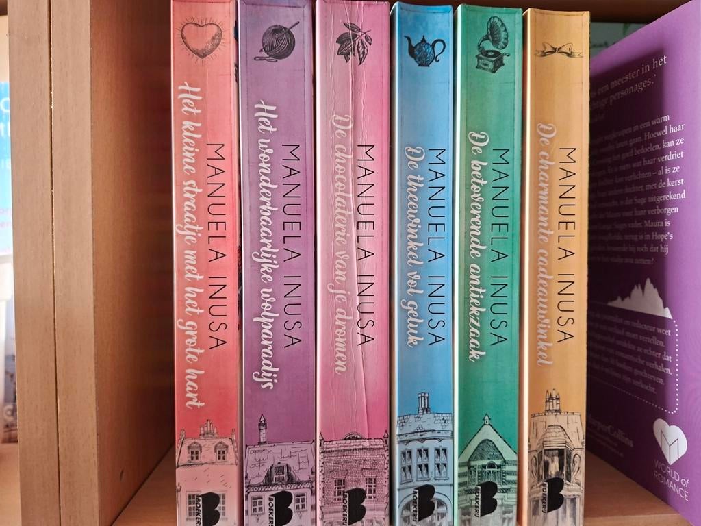 Manuela Inusa Valerie Lane serie - 6 boeken, Ophalen of Verzenden