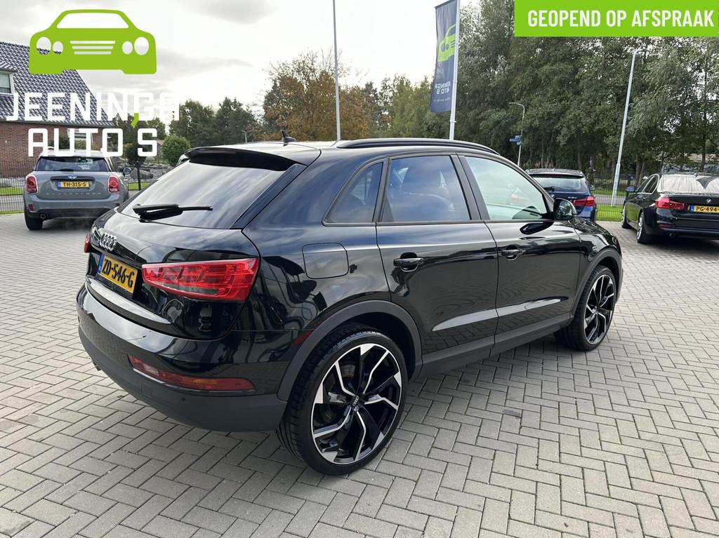 Audi Q3 1.4 TFSI Sport Pro Line|Navi|Stoelverwarming|21"Lich, Auto's, Audi, 4 cilinders, Zwart, Handgeschakeld, SUV of Terreinwagen