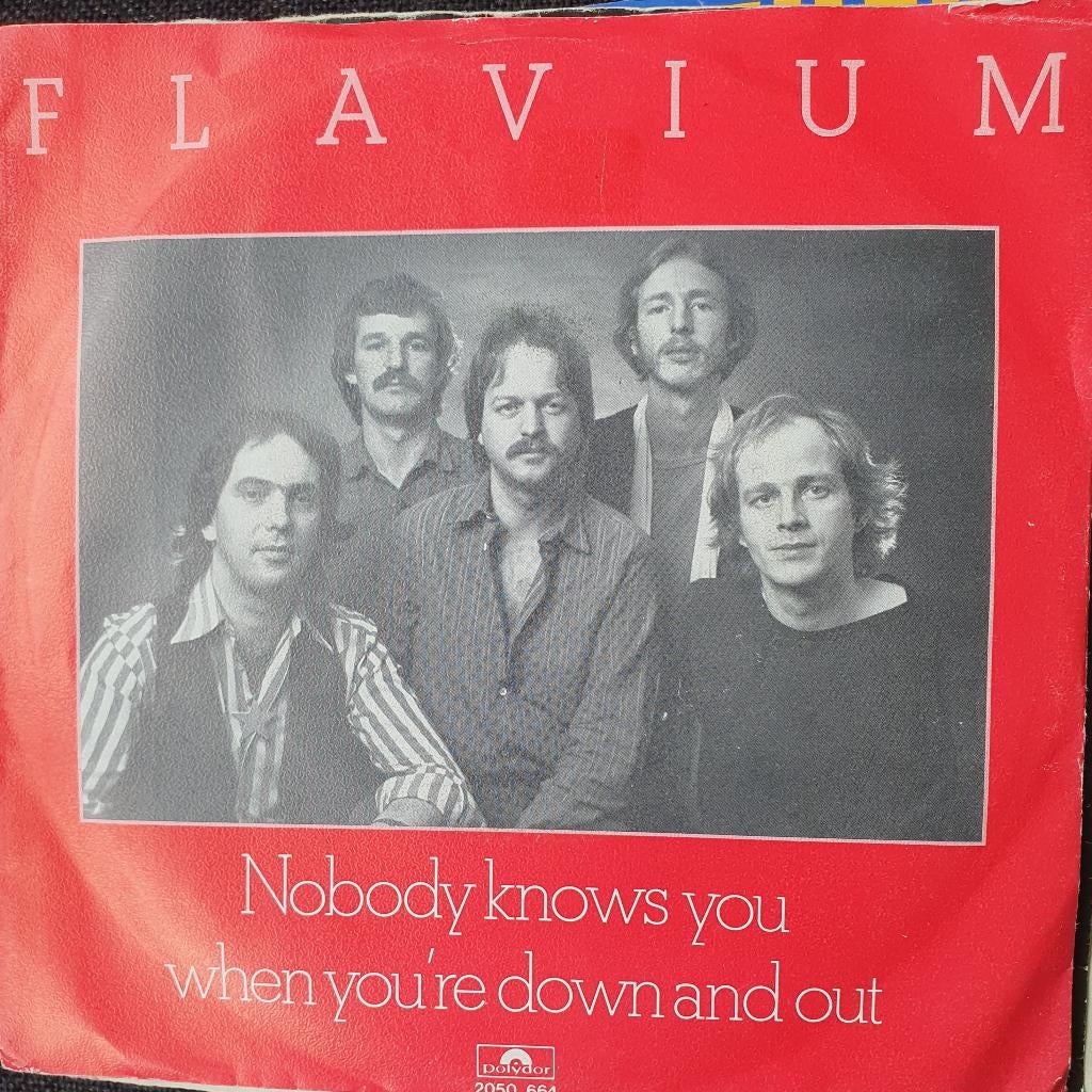 Flavium - Nobody Knows You When You're Down And Out, Gebruikt, 7 inch, Pop, Single