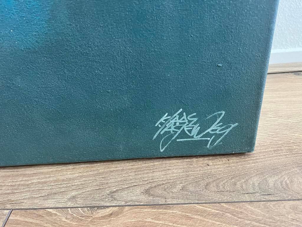 Klaas Lageweg - De vrije hand (2016) - Groot origineel, Antiek en Kunst, Ophalen of Verzenden