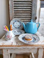 Gebloemde bordjes Bavaria Schumann Dresden, Ophalen of Verzenden