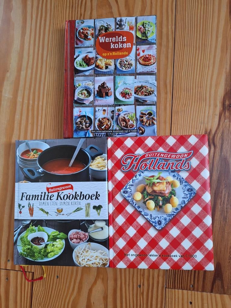 Nieuw 3 dikke kookboeken, Ophalen of Verzenden, Nieuw, Overige gebieden