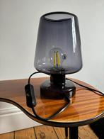 Twee IKEA GULDALG tafellampen grijs glas, Ophalen, Gebruikt, Glas, Minder dan 50 cm