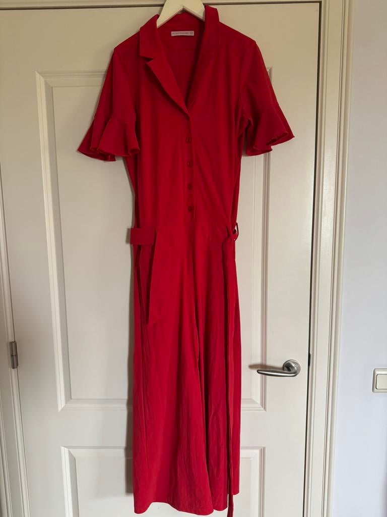 Studio Anneloes travelstof jumpsuit rood maat L, Ophalen of Verzenden, Nieuw, Maat 42/44 (L), Rood