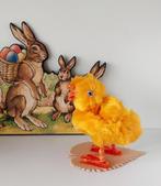 Vintage groot chenille kuiken, Ophalen of Verzenden