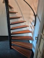 Hard houten trap tredes, Ophalen, Gebruikt, 2 tot 4 meter