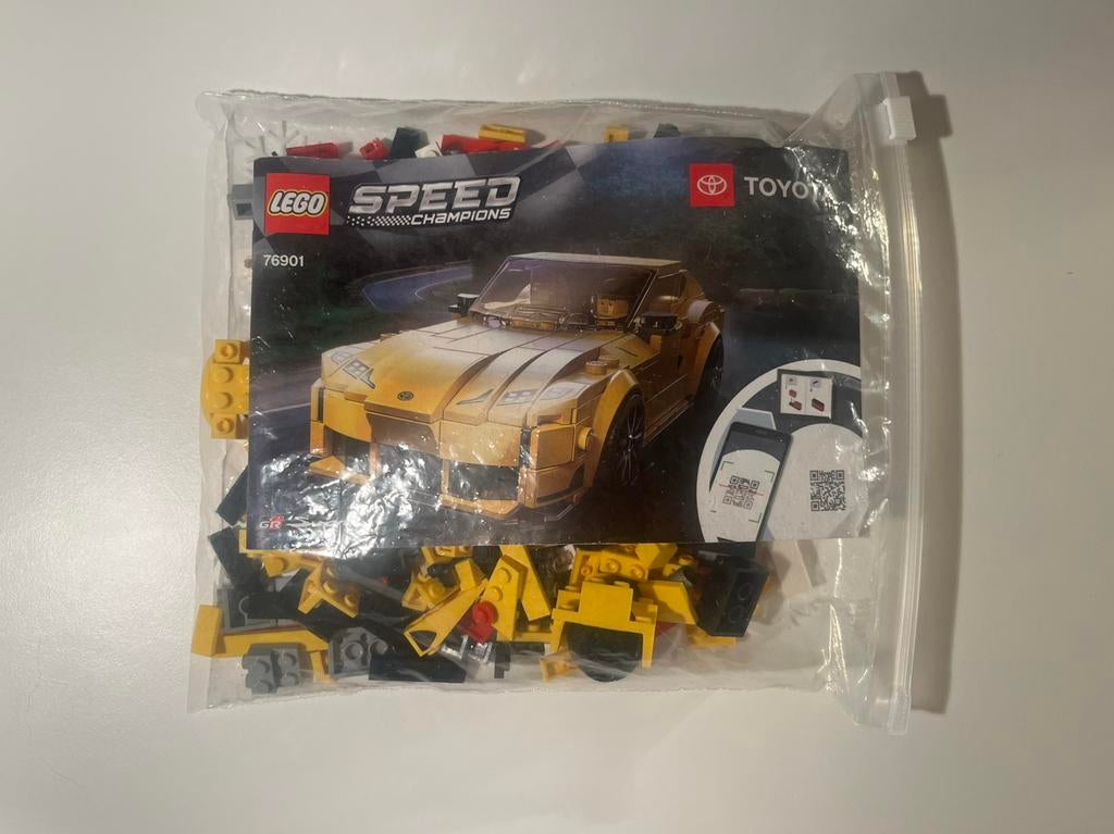 Lego Speed Champions 76901 Toyota Supra, Lego, Zo goed als nieuw, Compleet, Complete set