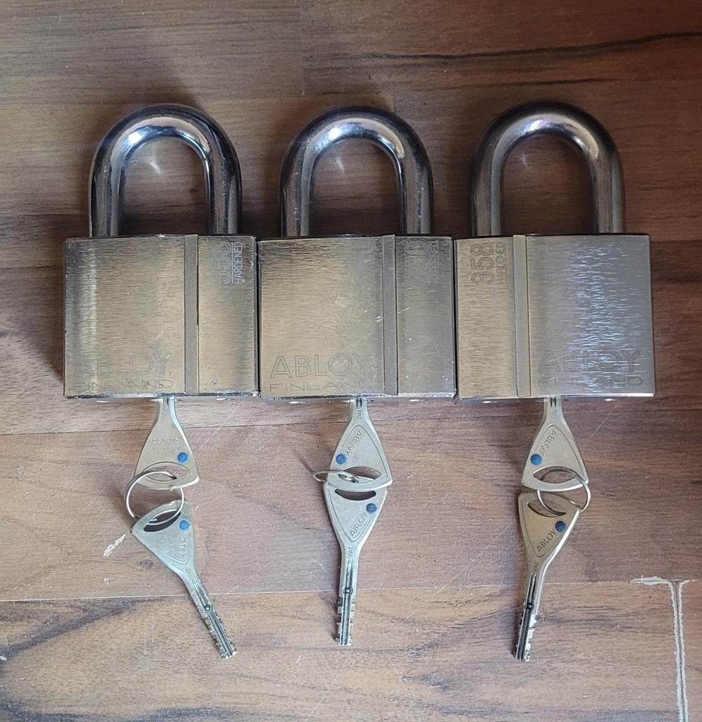 Abloy PL358 protec2 Containerslot hangslot met 2sleutels, Ophalen of Verzenden