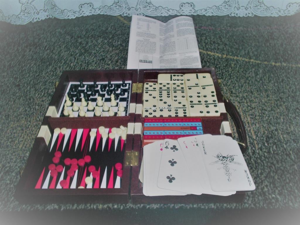 Spellenkoffer, Vijf spelers of meer, Ophalen of Verzenden, Gebruikt, Reisspel