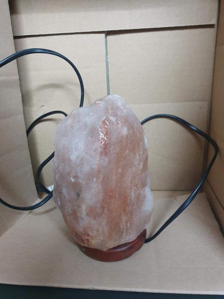 Zoutsteen lamp, Ophalen of Verzenden, Gebruikt