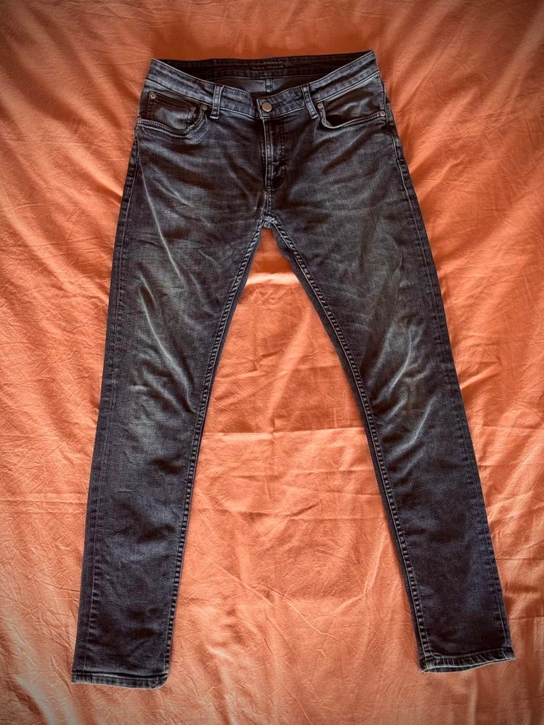 Nudie Jeans Skinny Lin W30 L32, Ophalen of Verzenden, Gedragen, Zwart, W32 (confectie 46) of kleiner