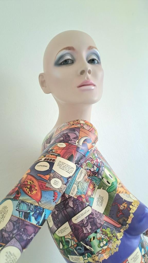 Vintage Hindsgaul eyecather full size female Mannequin., Ophalen