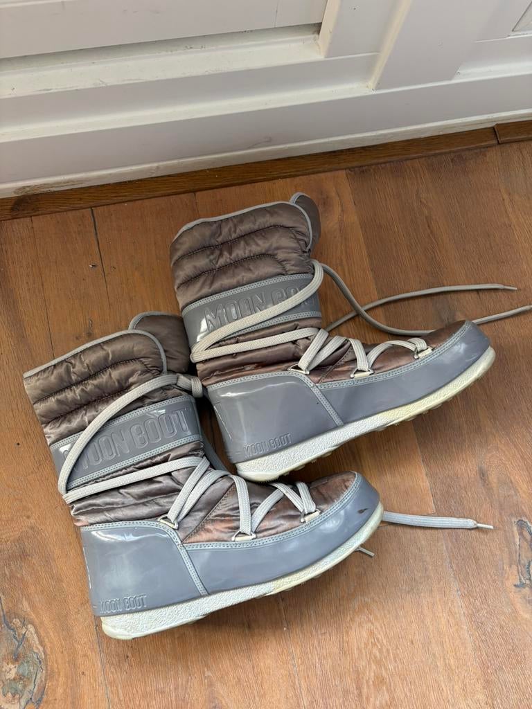 Zgan Moonboots technica mt 42, Snowboots, Ophalen of Verzenden, Zo goed als nieuw, Grijs