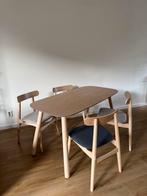 Kave Home eetkamer set - licht eiken - scandinavisch, Ophalen, Gebruikt, 100 tot 150 cm, Eikenhout