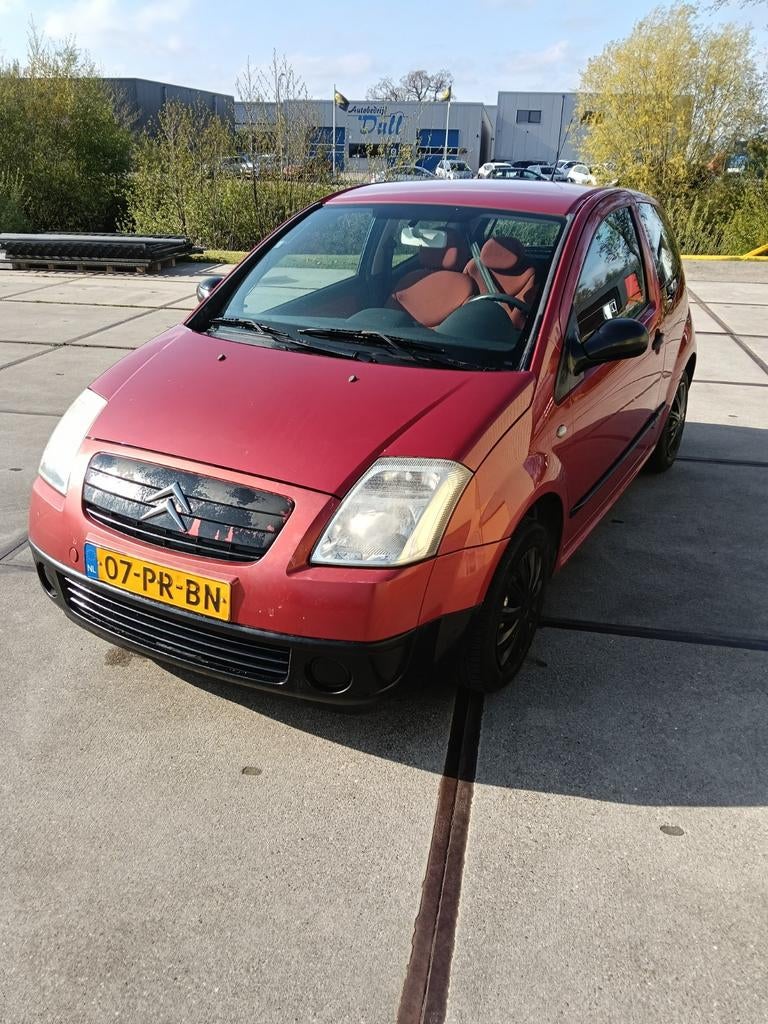 Citroën C2 1.1 I 2004 Rood, Auto's, Citroën, Bedrijf, C2, ABS, Airbags, Bluetooth, Centrale vergrendeling, Elektrische ramen, Lichtsensor