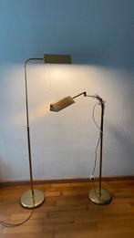 2 gouden staande lampen / vloerlampen, Ophalen of Verzenden, Zo goed als nieuw, 150 tot 200 cm