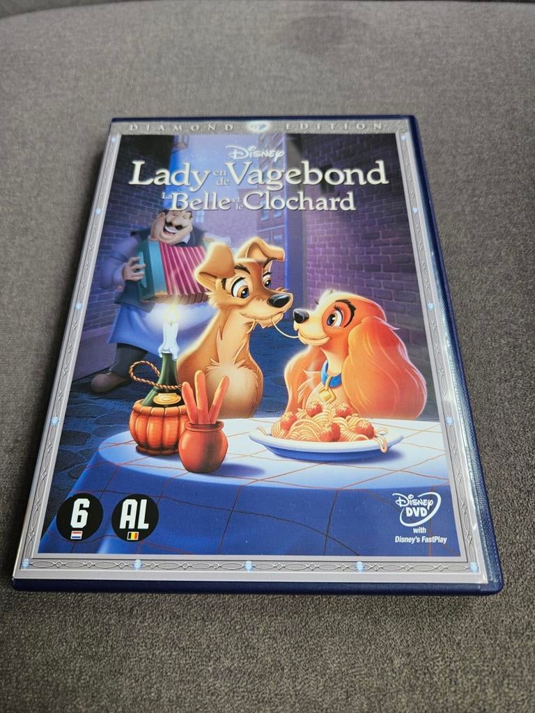 Lady en de vagebond - dvd, Alle leeftijden, Ophalen of Verzenden, Zo goed als nieuw, Europees