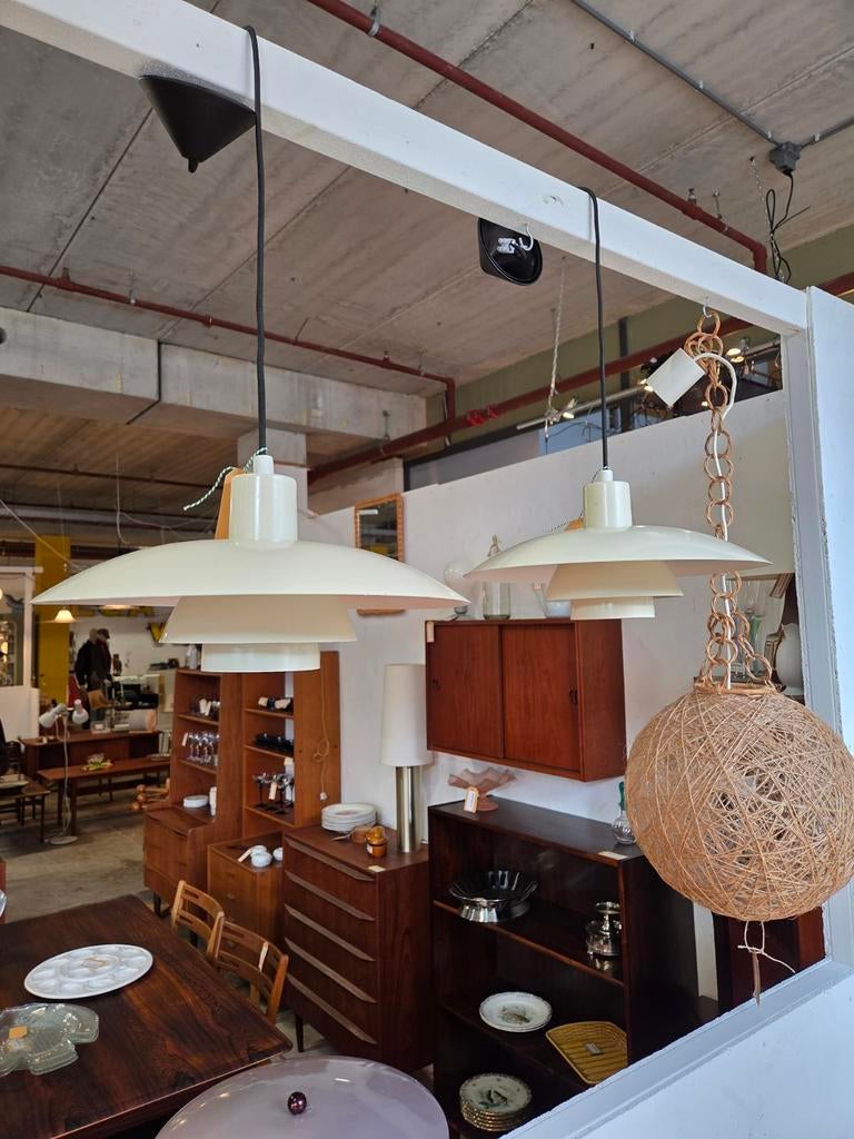 Vintage Deense ph4 lampen Louis Poulsen, Ophalen, Vintage, X, Metaal
