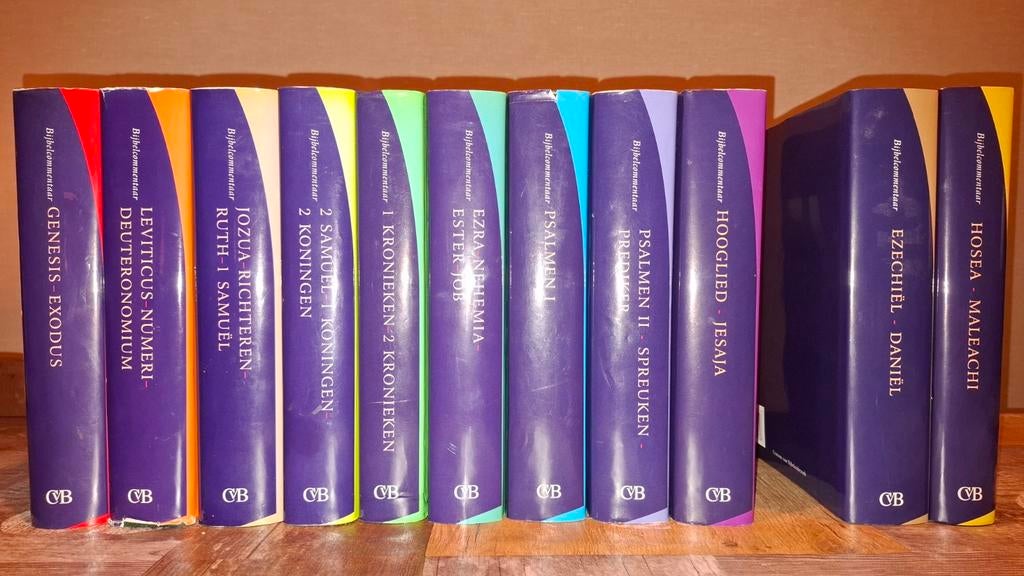 11 dl. Oude Testament Studiebijbel, Ophalen of Verzenden, Gelezen