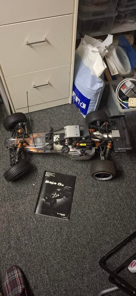 HPI Baja 5B SS Kit RC Auto Offroad Benzine 1:5, Ophalen, Benzine, Gebruikt, Auto offroad