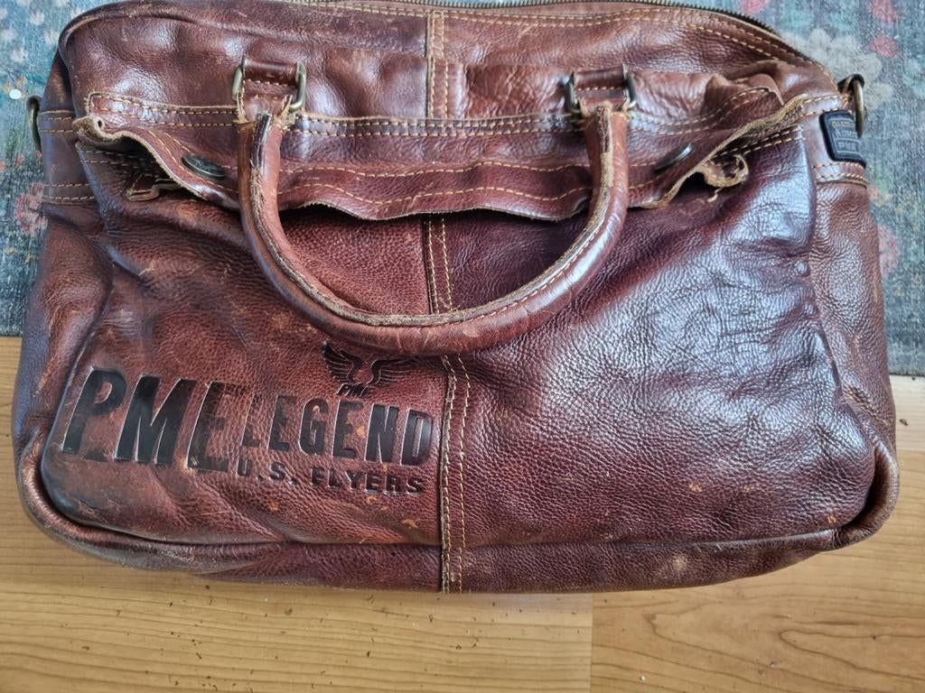 PME Legend leren tas, Ophalen of Verzenden, Bruin