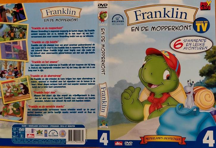 Franklin en de Mopperkont DVD - 6 Spannende Avonturen, Cd's en Dvd's, Dvd's | Kinderen en Jeugd, Zo goed als nieuw, Tv fictie