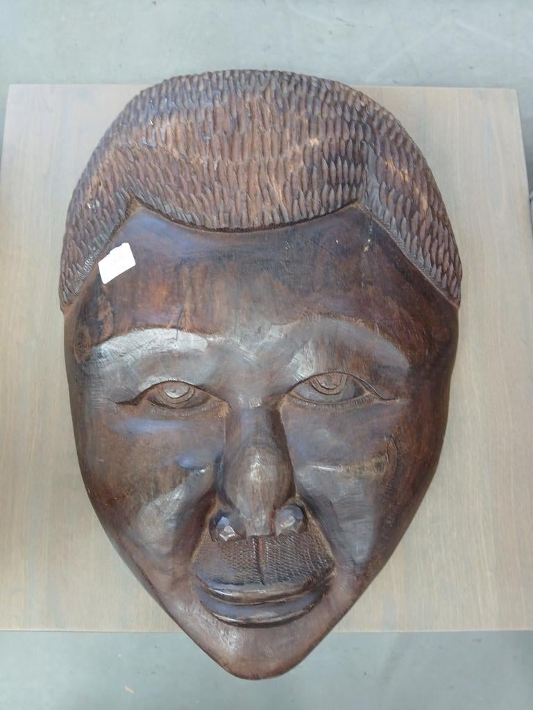 Houtsnijwerk hoofd - Estafette Harlingen, Ophalen, Gebruikt, Hout, Decoratieobject