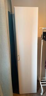 Witte smalle kledingkast, één deurs, Huis en Inrichting, Kasten | Kledingkasten, Ophalen, Overige materialen, Minder dan 50 cm