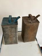 Set van 2 Vintage Esso Oliekannen - 1949 & 1950, Ophalen of Verzenden