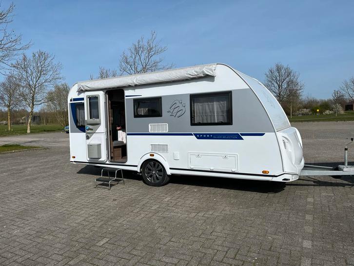Knaus 460 EU sport Silver Selection 2020 zien is kopen, Caravans en Kamperen, Caravans, Particulier, tot en met 4, 1000 - 1250 kg