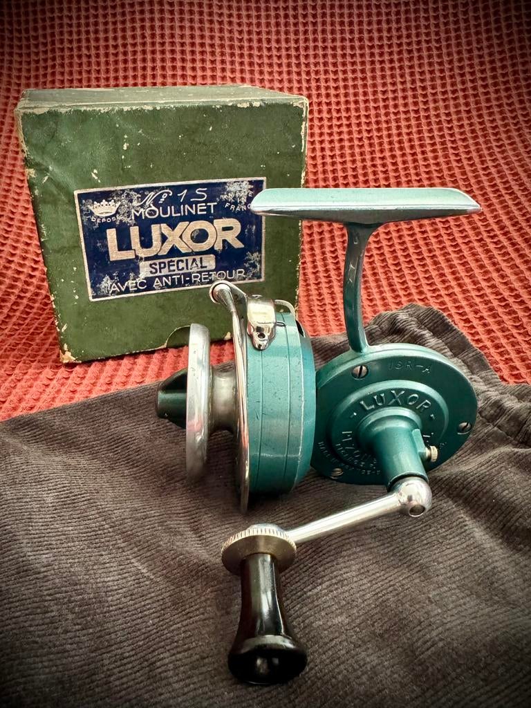 Klassieke LuXor Luxe 1SR A spinmolen molen in doos!, Watersport en Boten, Ophalen, Zo goed als nieuw, Molen