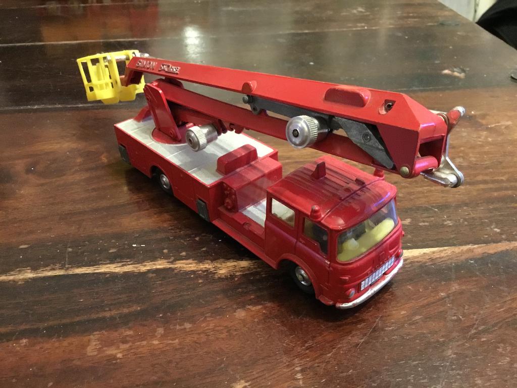 Corgi Major Toys - Bedford Simon Snorkel ladderwagen, Hobby en Vrije tijd, Modelauto's | 1:43, Ophalen of Verzenden, Gebruikt