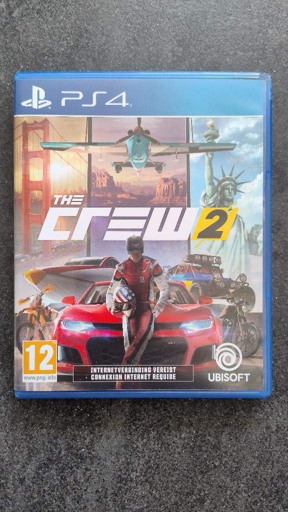 PS4 The Crew 2, Spelcomputers en Games, Games | Sony PlayStation 4, 1 speler, Racen en Vliegen, Ophalen of Verzenden, Zo goed als nieuw