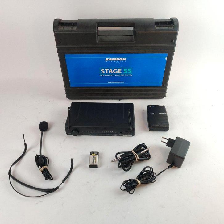 Samson Stage SR55 receiver + Microfoon || Nu voor € 39,99, Muziek en Instrumenten, Microfoons, Zo goed als nieuw, Overige typen