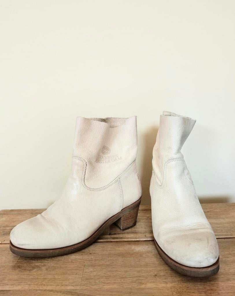 Lichte halfhoge Shabbies met comfortabele hak maat 38, Shabbies, Beige, Lage of Enkellaarzen, Ophalen of Verzenden