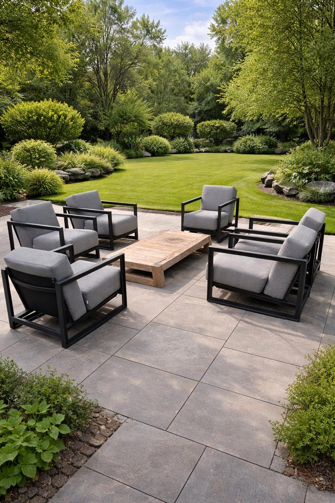 Borek Faro Loungeset Tuinset, Tuin en Terras, Ophalen, Zo goed als nieuw, Wicker, Stoel